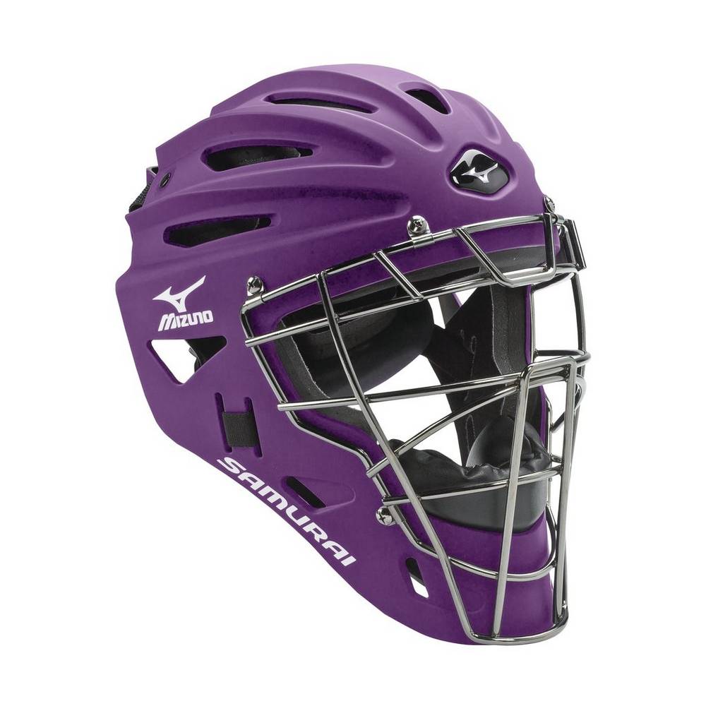 Capacete Mizuno Baseball Samurai G4 - Homem - Roxo - FHTBE8417